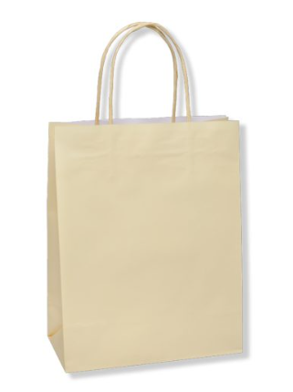 BORSA CARTA 24+12X30 COLORE CREMA CONF DA 25 PZ