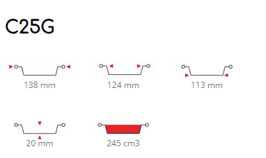 CONT. ALL. TONDO C25G D.13,8 H.2 CC.245 PZ.100 PZ.