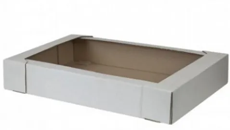 PLATO’ PER CORNETTI 60 X 40 x 85 BIANCO CONF DA 25 PEZZI