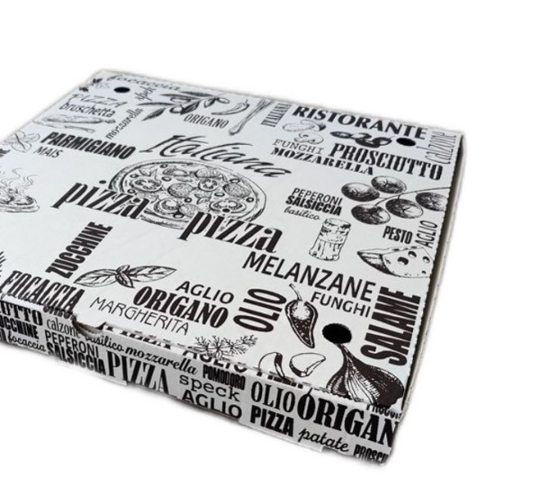 SCATOLA PIZZA 24 x 24 CONFEZIONE DA 100 PEZZI